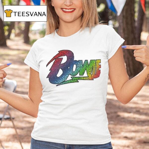 Bowie Rainbow T Shirt