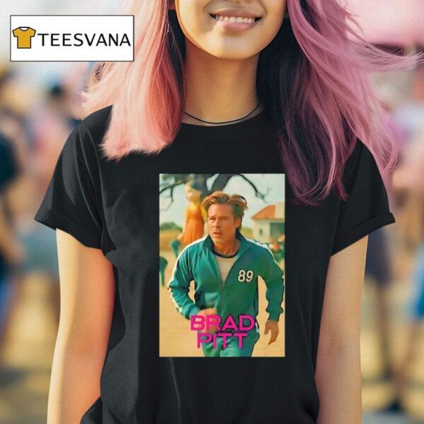 Brad Pitt Squid Game Usa Photo T Shirt