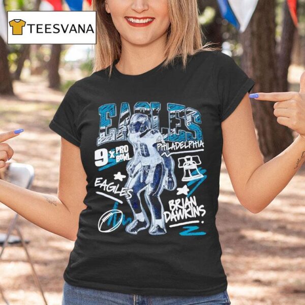 Brian Dawkins Philadelphia Eagles Football X Pro Bowl T Shirt