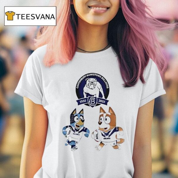 Canterbury Bankstown Bulldogs Bluey And Bingo T Shirt