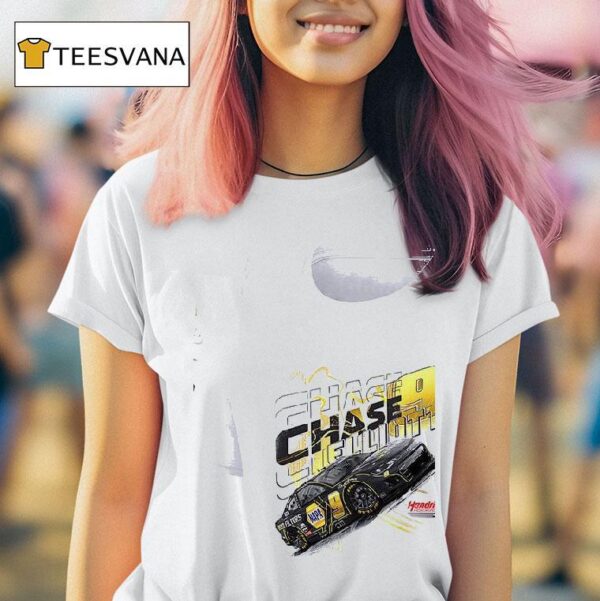 Chase Elliott Hendrick Motorsports Team Collection Napa Gold Signature T Shirt