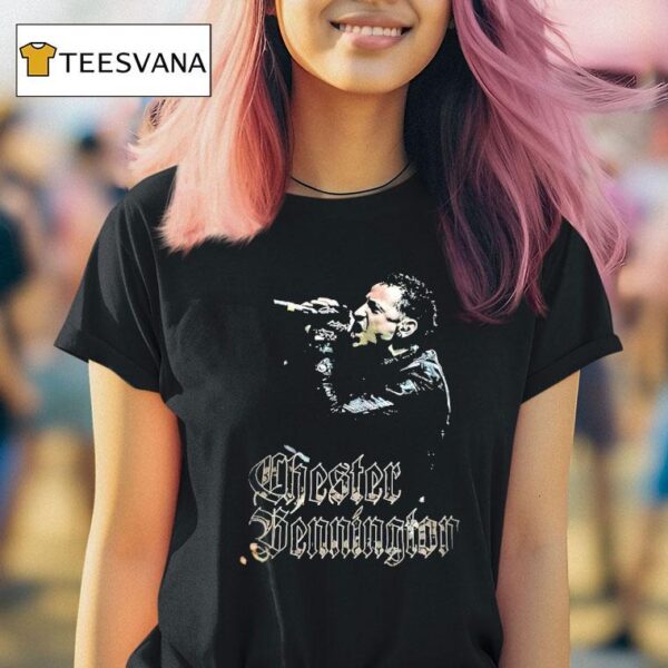 Chester Bennington American Singer Portrai T Shirt