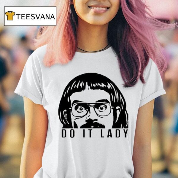 Chit Do It Lady Peeking T Shirt