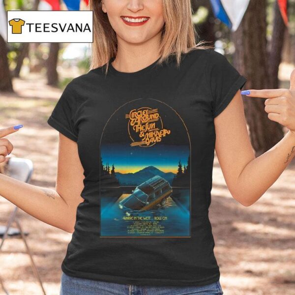 Circles Around The Sun And Mikaela Davis Uk Eu Tour T Shirt