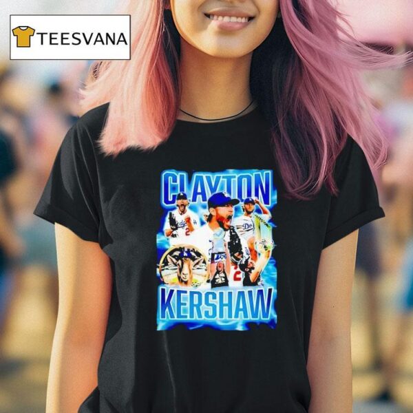 Clayton Kershaw The Goat Blk T Shirt