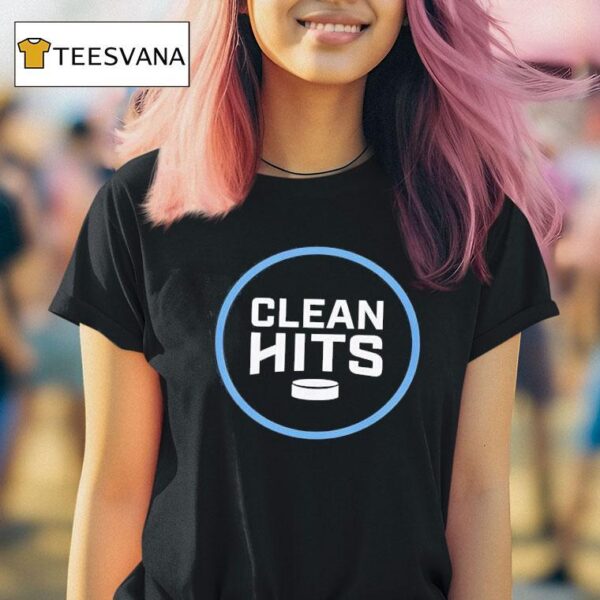 Clean Hits Hockey Puck T Shirt