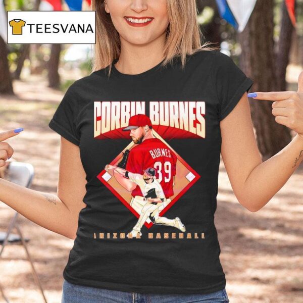 Corbin Burnes Arizona Diamondbacks Baseball Graphic T Shirt