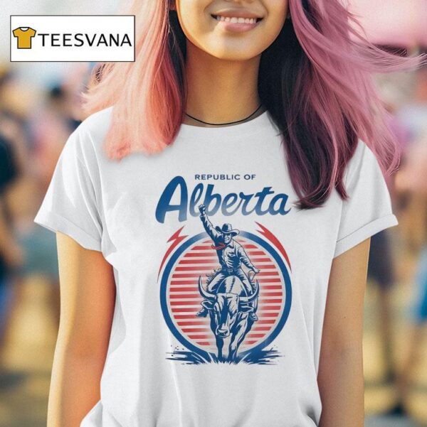Cowboy Republic Of Alberta T Shirt