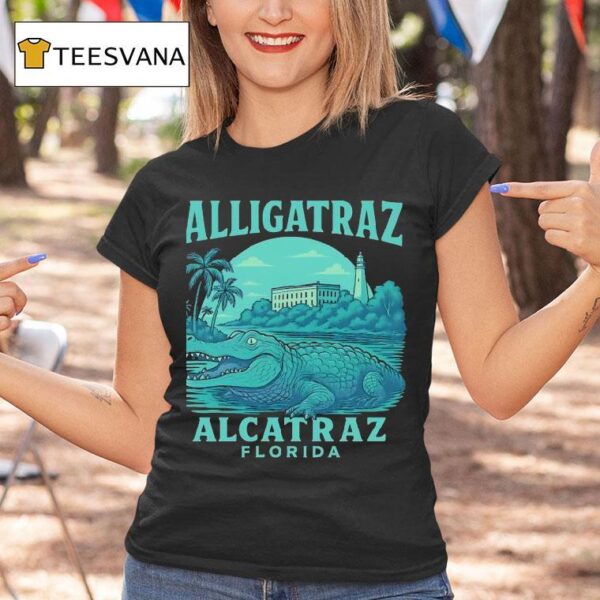 Crocodile Alligatraz Alcatraz Florida T Shirt