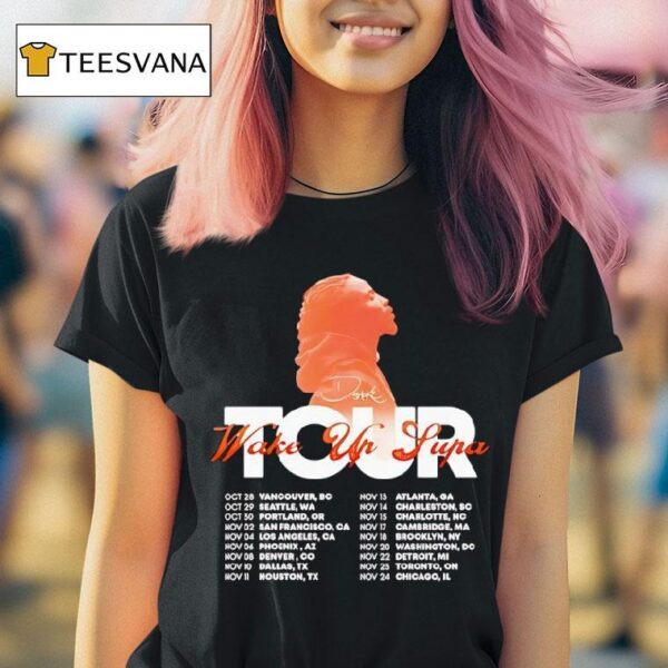 D Smoke Wake Up Supa Tour T Shirt