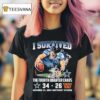 Dallas Cowboys I Survived The Fourth Quater Chaos Northwest Stadium T Shirt