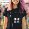Dallas Mavericks Jesus Saves T Shirt