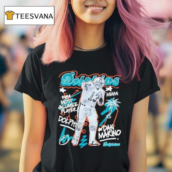 Dan Marino Miami Dolphins Most Valuable Player Vintage T Shirt
