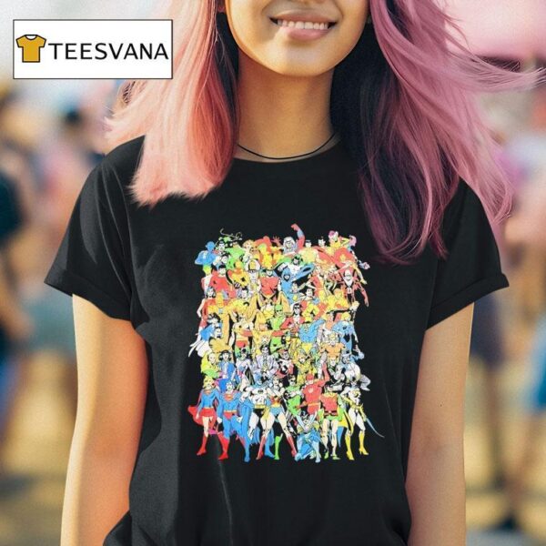 Dc Comics Super Power Characters T Shirt