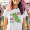Delicious Chicago Pizza History Chicago Map T Shirt