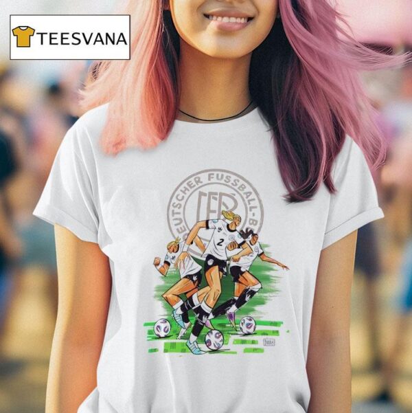 Deutscher Fussball Bund Caricature T Shirt
