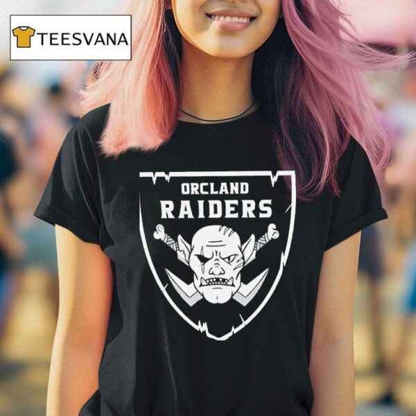 Devil Orcland Las Vegas Raiders Logo Parody T Shirt