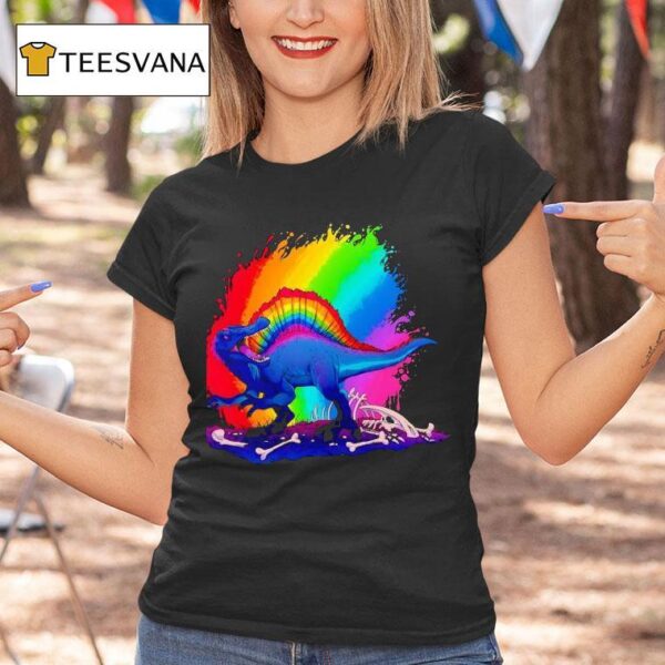 Dinosaur Bobby Rainbows The Spinosaurus T Shirt