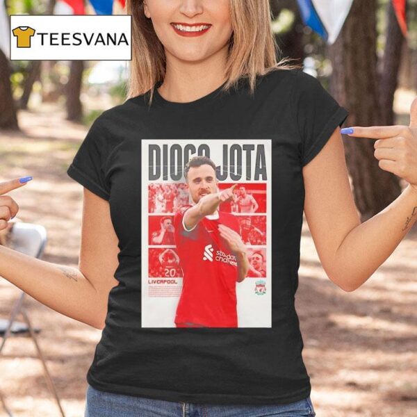 Diogo Jota Liverpool Fc Rip T Shirt