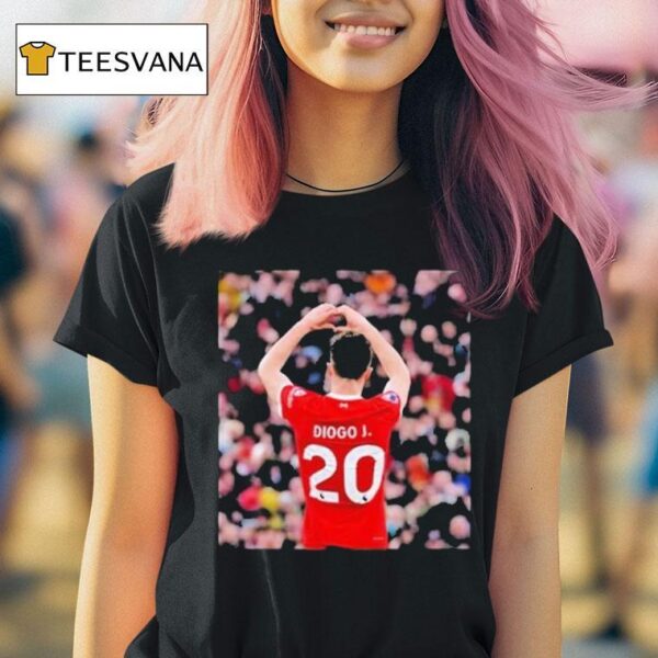 Diogo Jota Rip Heart Hands T Shirt