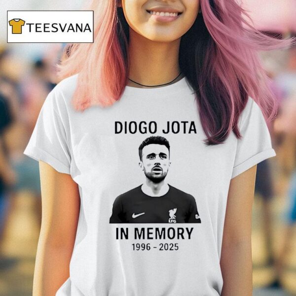 Diogo Jota Rip In Memory T Shirt