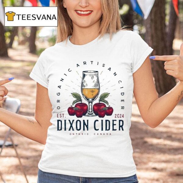 Dixon Cider Organic Artisan Cider Est Apple T Shirt