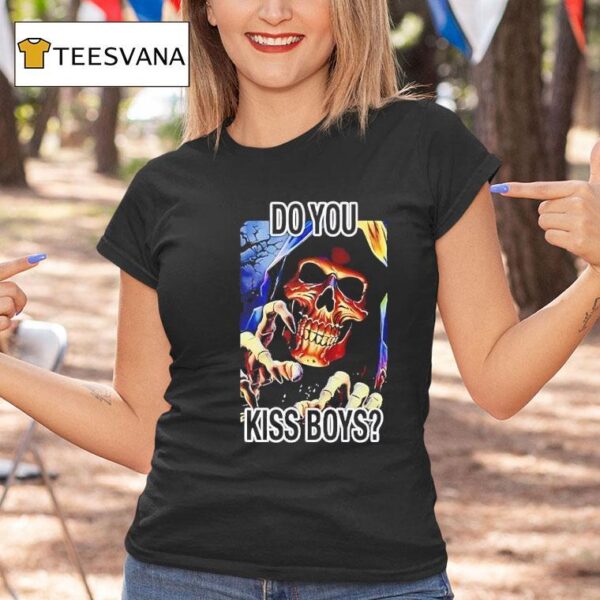 Do You Kiss Boys Rainbow Reaper T Shirt