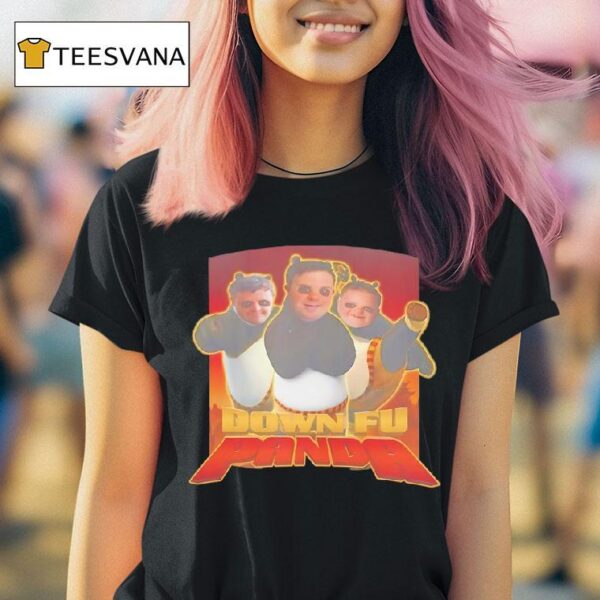 Down Fu Panda T Shirt