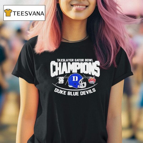 Duke Blue Devils Football Taxslayer Gator Bowl Bound Champions T Shirt