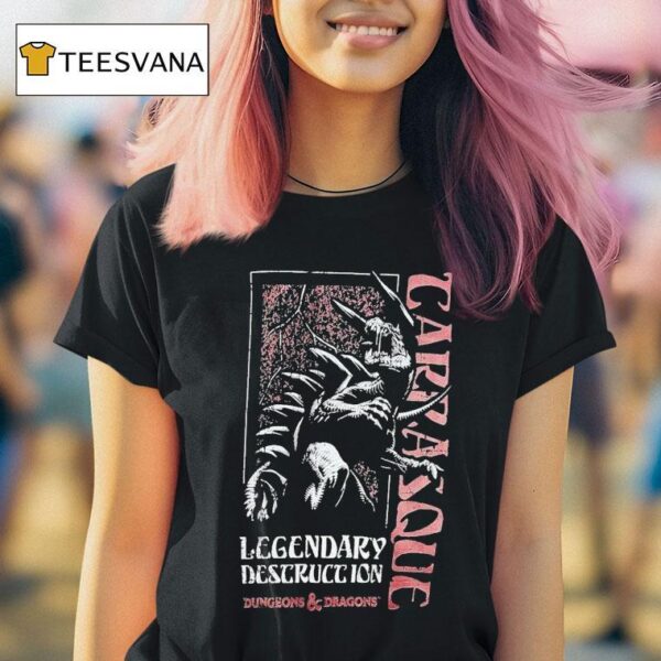Dungeons Dragons Legendary Destruction Tarrasque T Shirt