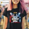 Elon Musk Vs Scott Bessent Ufc White House T Shirt