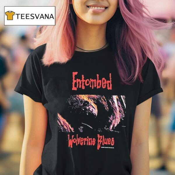 Entombed Wolverine Blues T Shirt