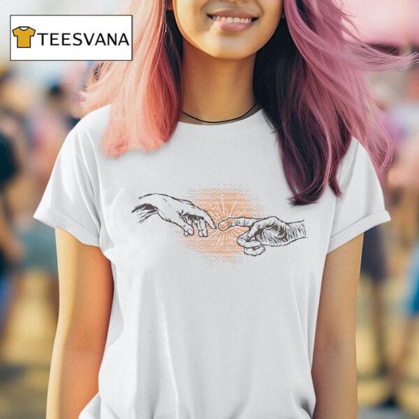 Et The Extra Terrestrial And The Creation Of Adam T Shirt