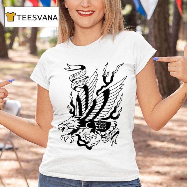 Family Tattoo Chicago Eagle T Shirt