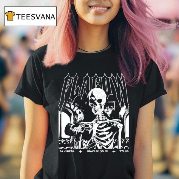 Flacow En Volomen Brazo De Cm Kg Skeleton T Shirt