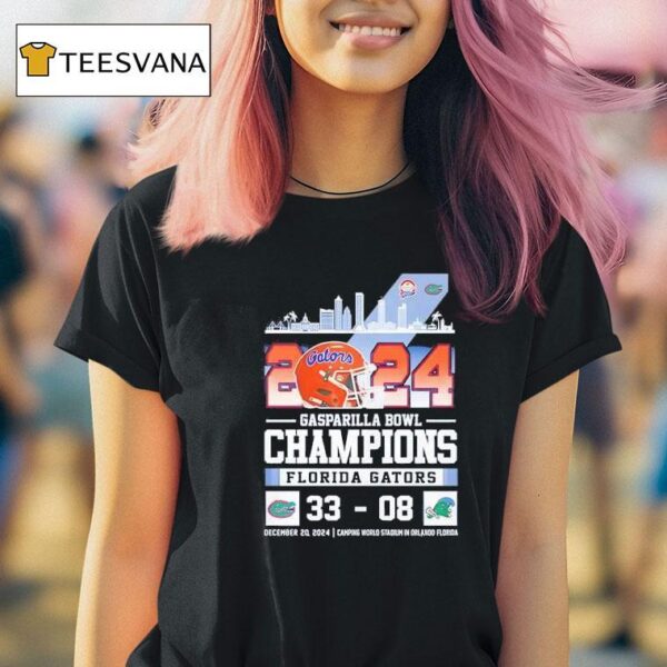 Florida Gators Celebrations Champions Of Gasparilla Bowl T Shirt