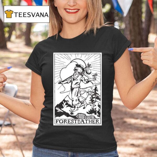 Forest Bather Card T Shirt