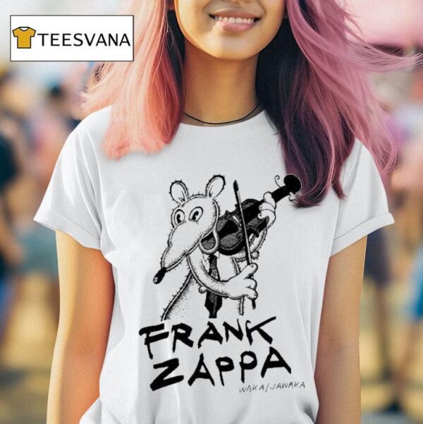 Frank Zappa Waka Jawaka Rat Violin T Shirt