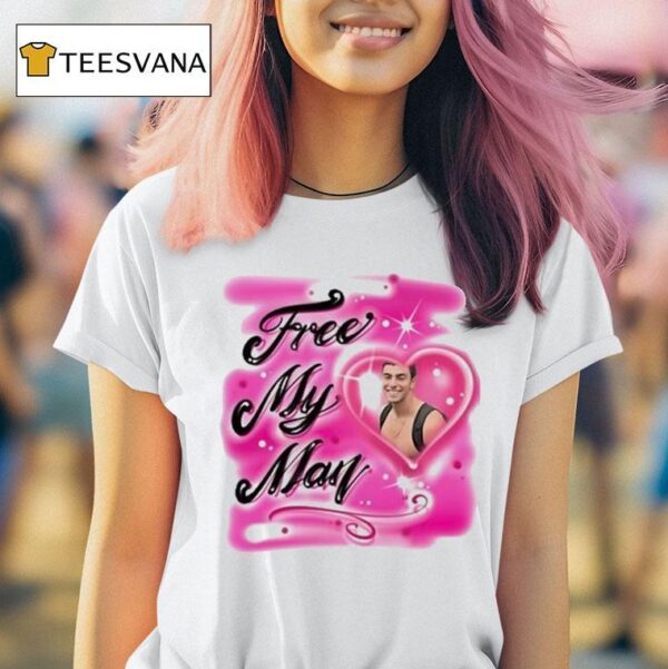 Free My Man Luigi Mangione Hear T Shirt