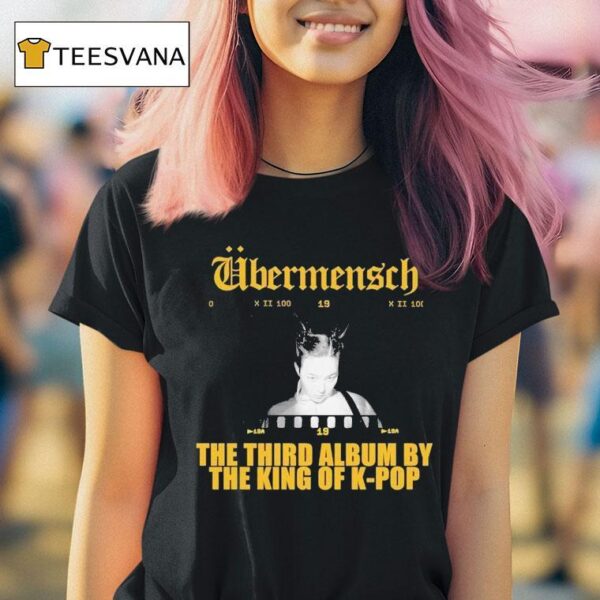 G Dragon Bermensch The Third Album By The King Of K Pop T Shirt