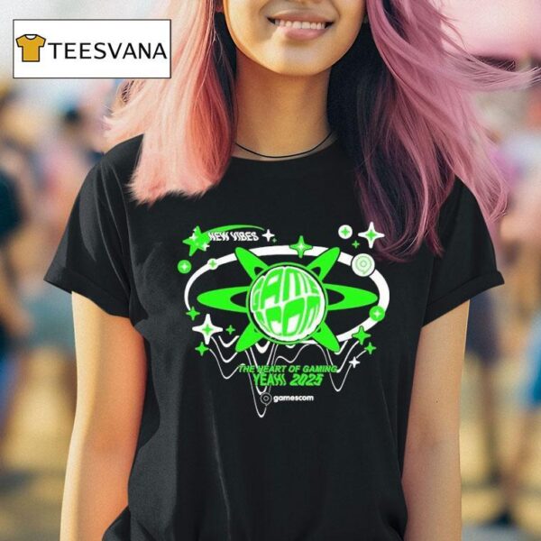Gamescom The Heart Of Gaming New Vibes T Shirt