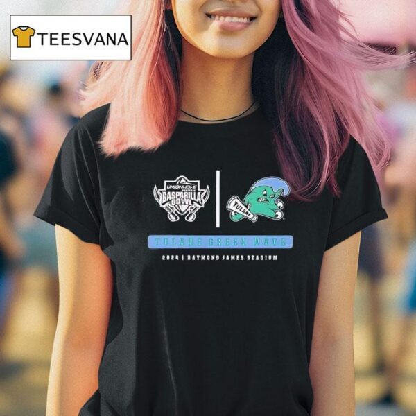 Gasparilla Bowl Tulane Green Wave Raymond James Stadium T Shirt