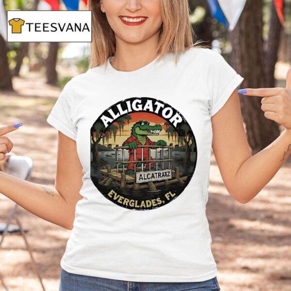 Gator Prison Alligator Alcatraz Everglades Fl T Shirt
