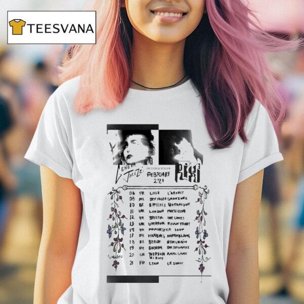 Geneva Jacuzzi And Riki Band On Tour In Europe February T Shirt