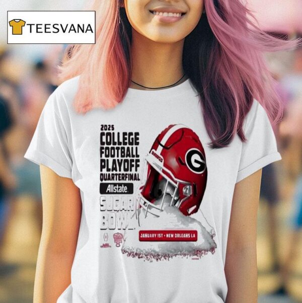 Georgia Bulldogs College Football Playoff Allstate Sugar Bowl January St New Orleans La Ncaa Bowl Games T Shirt