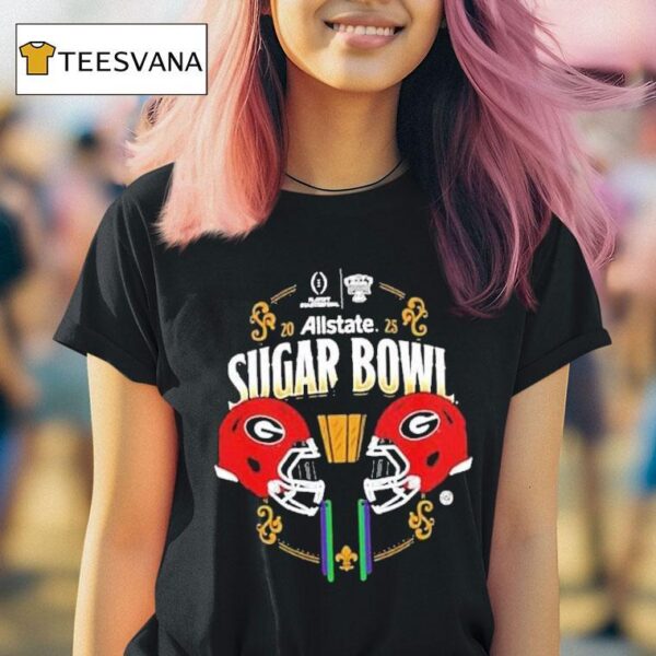 Georgia Bulldogs Ncaa Bowl Games Allstate Sugar Bowl Helme T Shirt