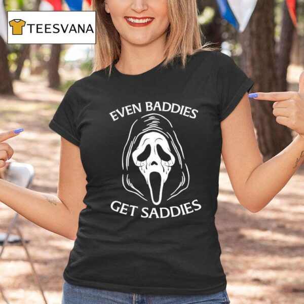 Ghostface Even Baddies Get Saddies Tour T Shirt