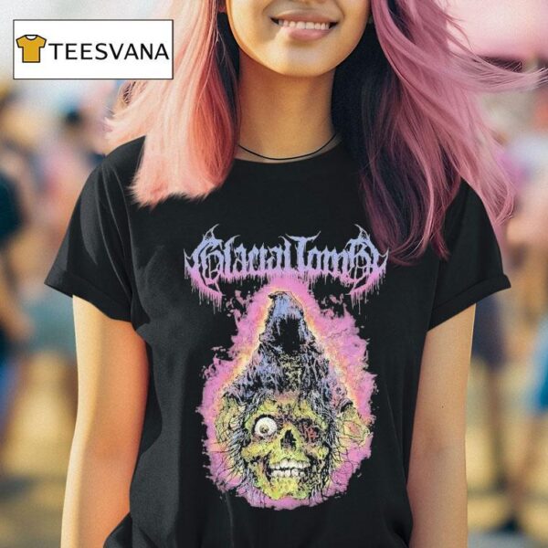 Glacial Tomb Necromancer Skull T Shirt