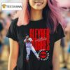 Gleyber Torres Detroit Baseball Stamp Style Graphic Signature T Shirt