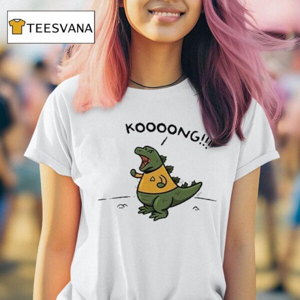 Godzilla Kooong Dinosaur T Shirt